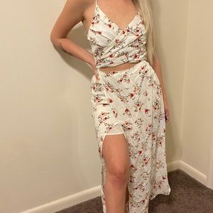 Floral long dress